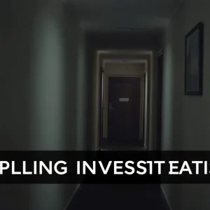 Dim hotel corridor symbolizing a tragic event