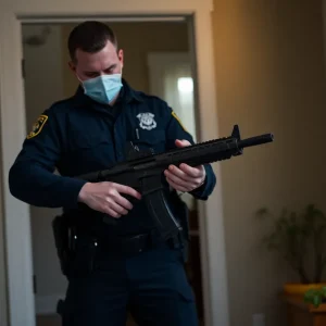 Firearm evidence found during a Kansas City drug investigation