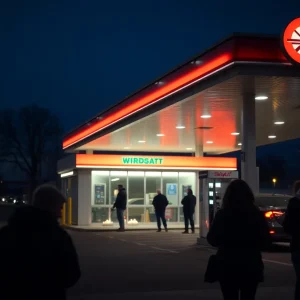 Vigils for a shooting victim at a Kansas City gas station