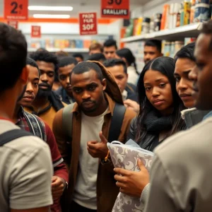 Retail theft crime scene in Kansas City