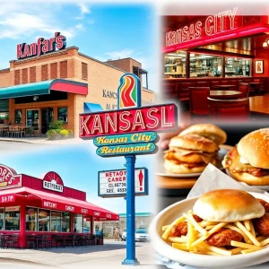 Collage of Kansas City restaurant dining experiences