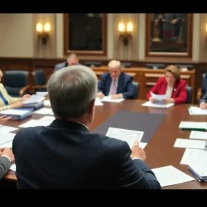 Missouri lawmakers in session discussing stadium funding