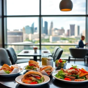 Delicious lunch dishes at The Stilwell Restaurant in Kansas City