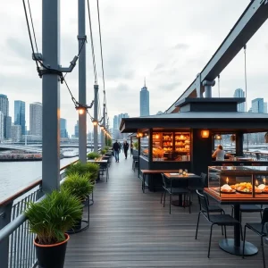 River House Restaurant on the new Rock Island Bridge