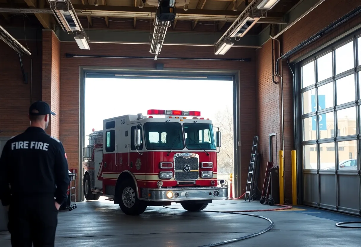 Fire station in Kansas City representing public safety issues