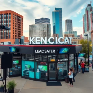 Kansas City PBS station in a bustling city neighborhood