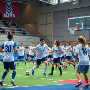 UMKC Athletics team competing in soccer and basketball