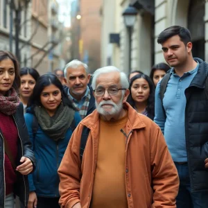 Community members help search for a missing elderly man in Kansas City