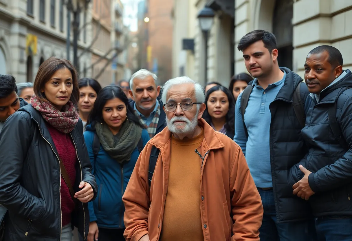 Community members help search for a missing elderly man in Kansas City