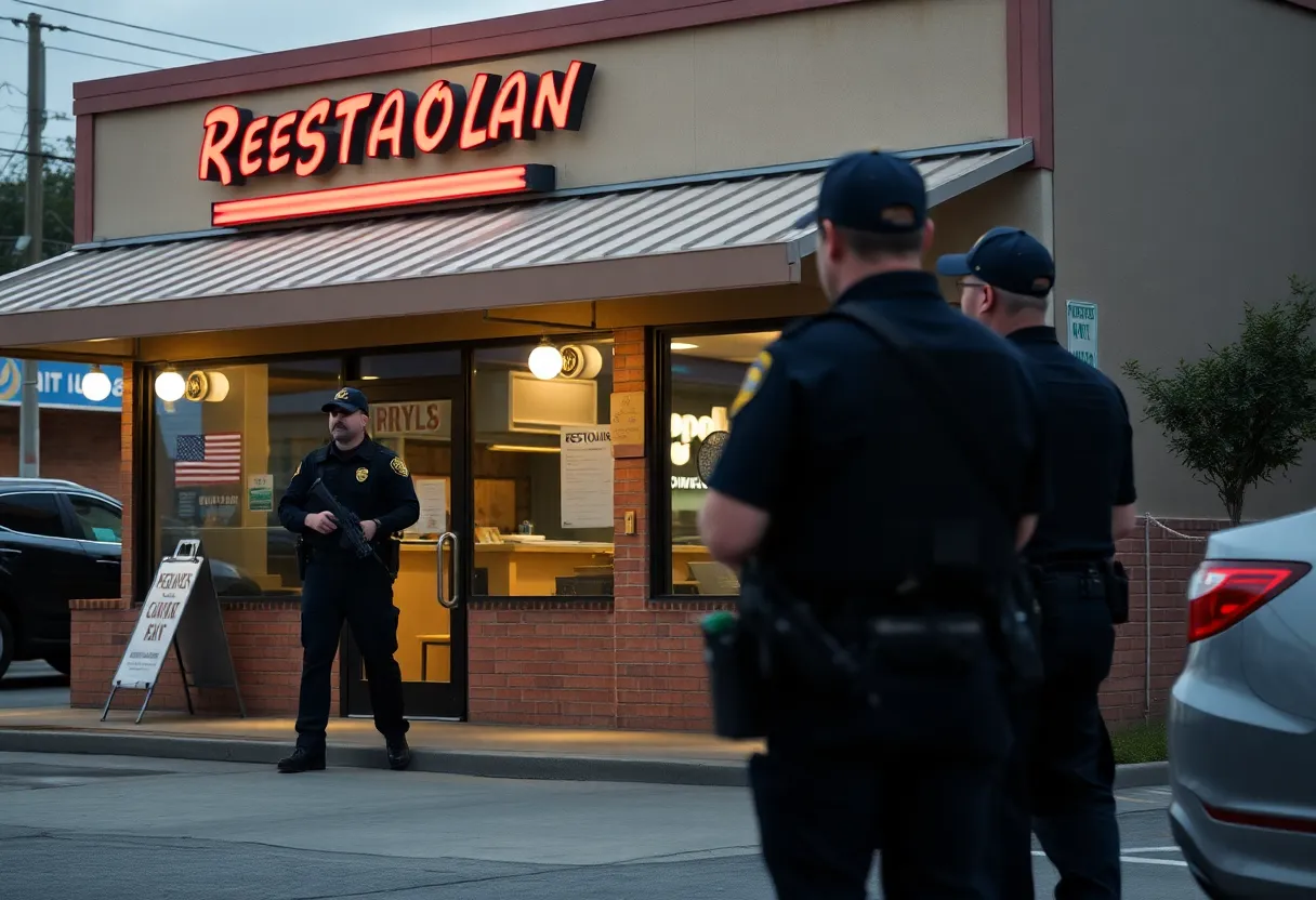 Federal agents conducting raids at El Toro Loco restaurant