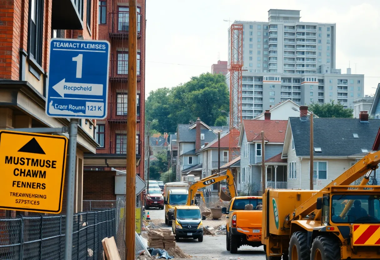 Construction activity in Prairie Village neighborhood causing disturbances to residents.