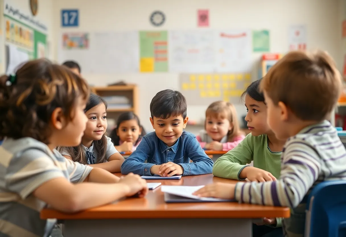Classroom focused on student safety and education