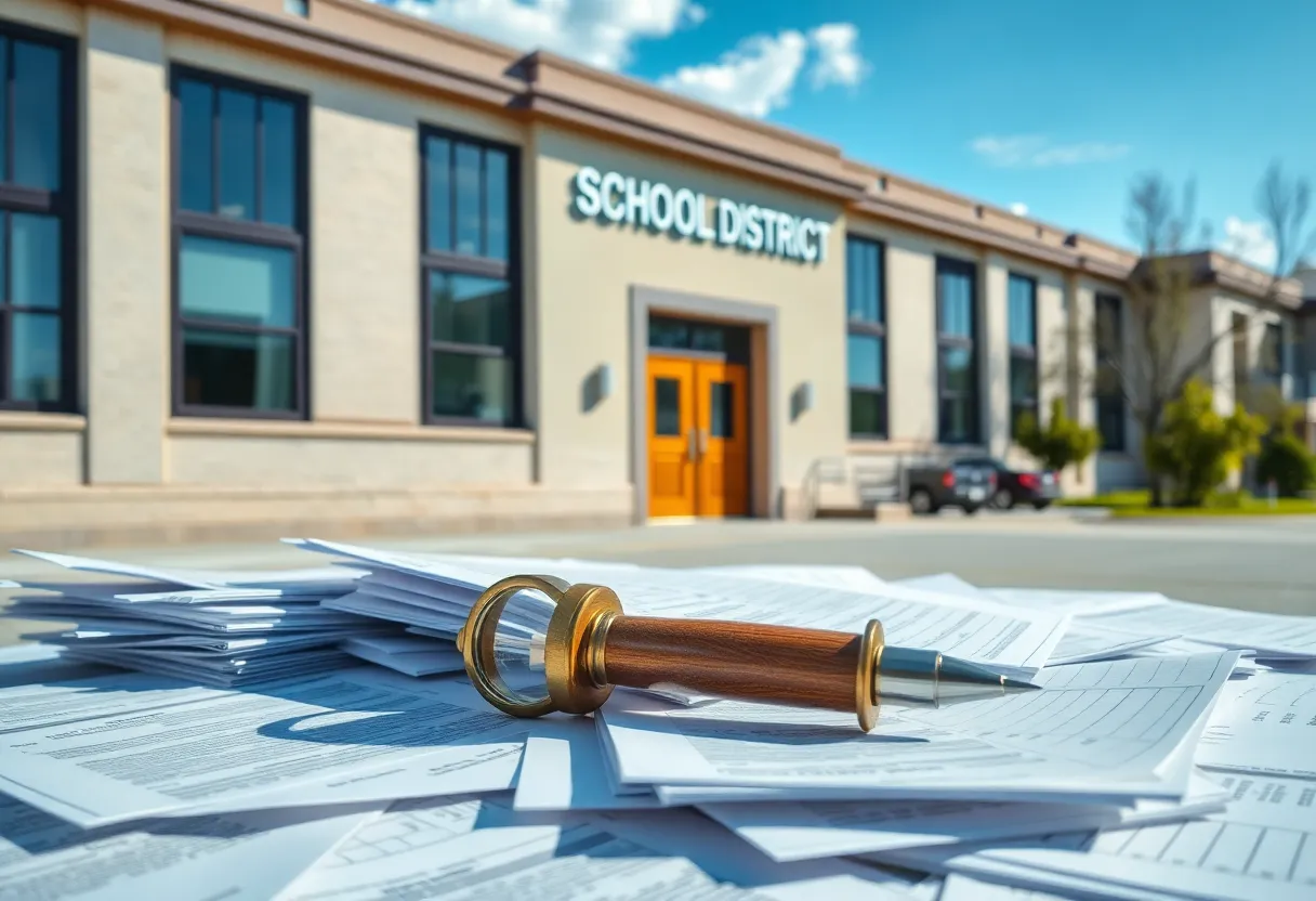 Hickman Mills School District Office during audit