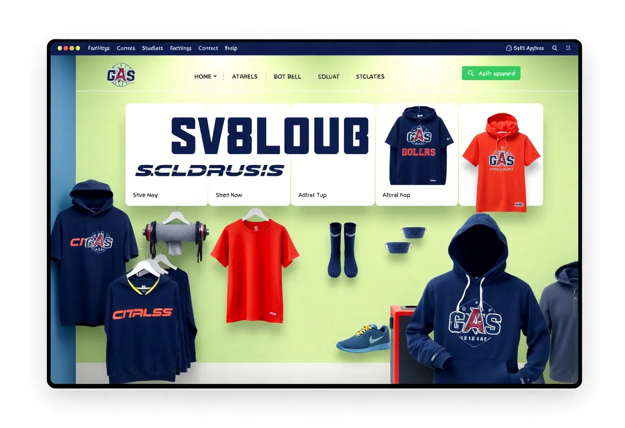 Kansas City Athletics online merchandise storefront