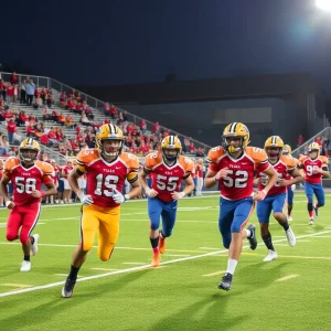 High school football players competing in Missouri