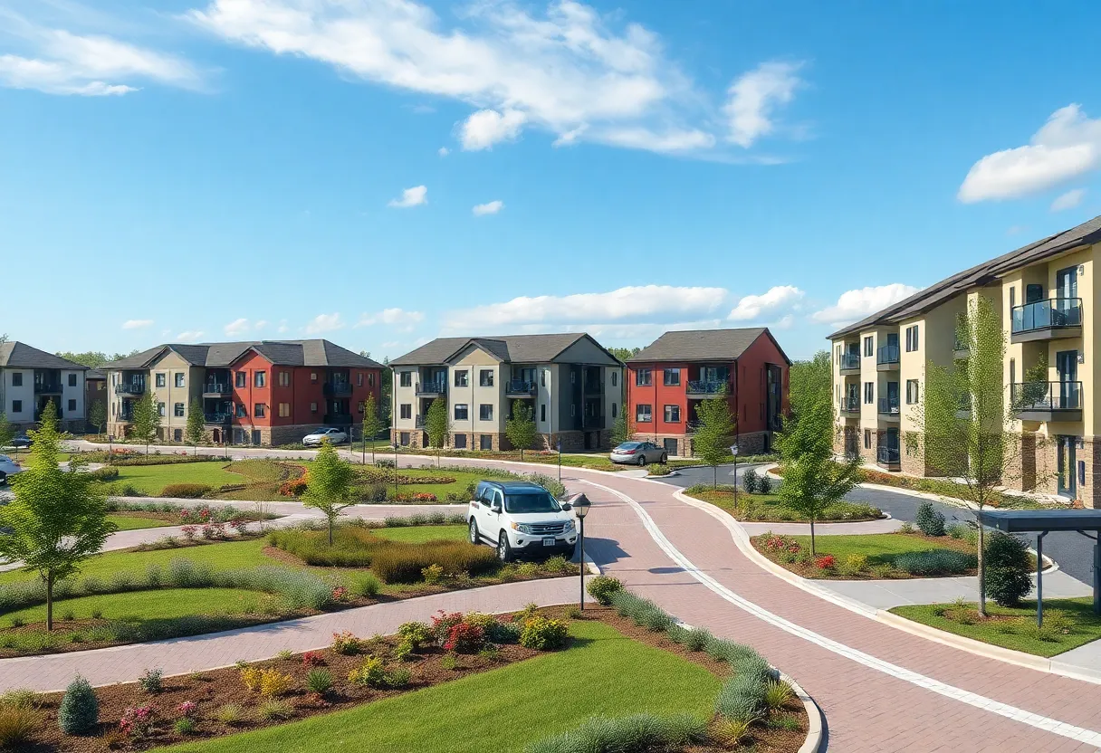 A modern affordable housing development in Kansas City