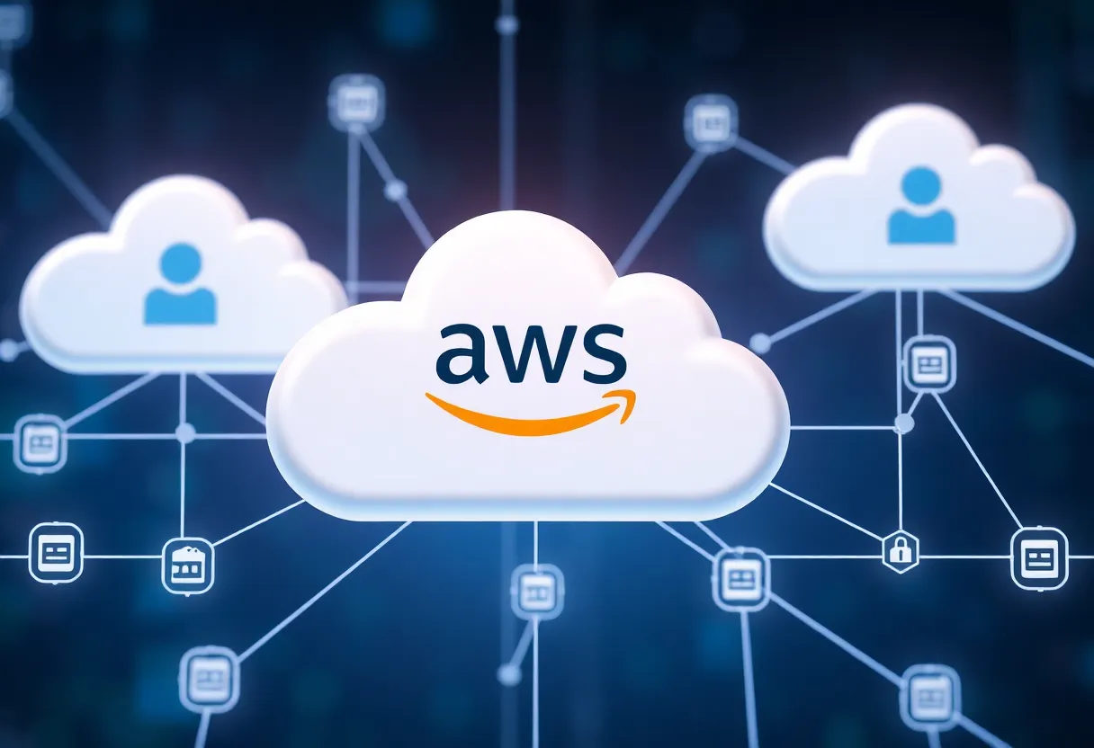Visual representation of AWS account management