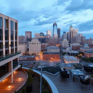 Luxurious hotel view in Kansas City