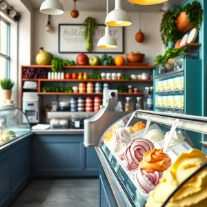 Ice cream shop in Kansas City featuring natural ingredients