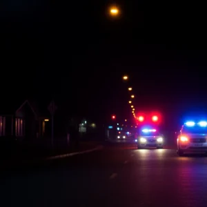 Scene of a shooting in Kansas City with police presence