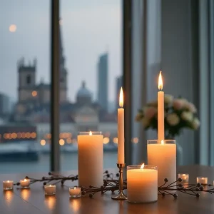 Candles from the KCMOCO Candles Tayvis collection inspired by Kansas City.