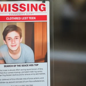 Community alert poster for missing teen Dalonte Dixon in Belton Missouri.