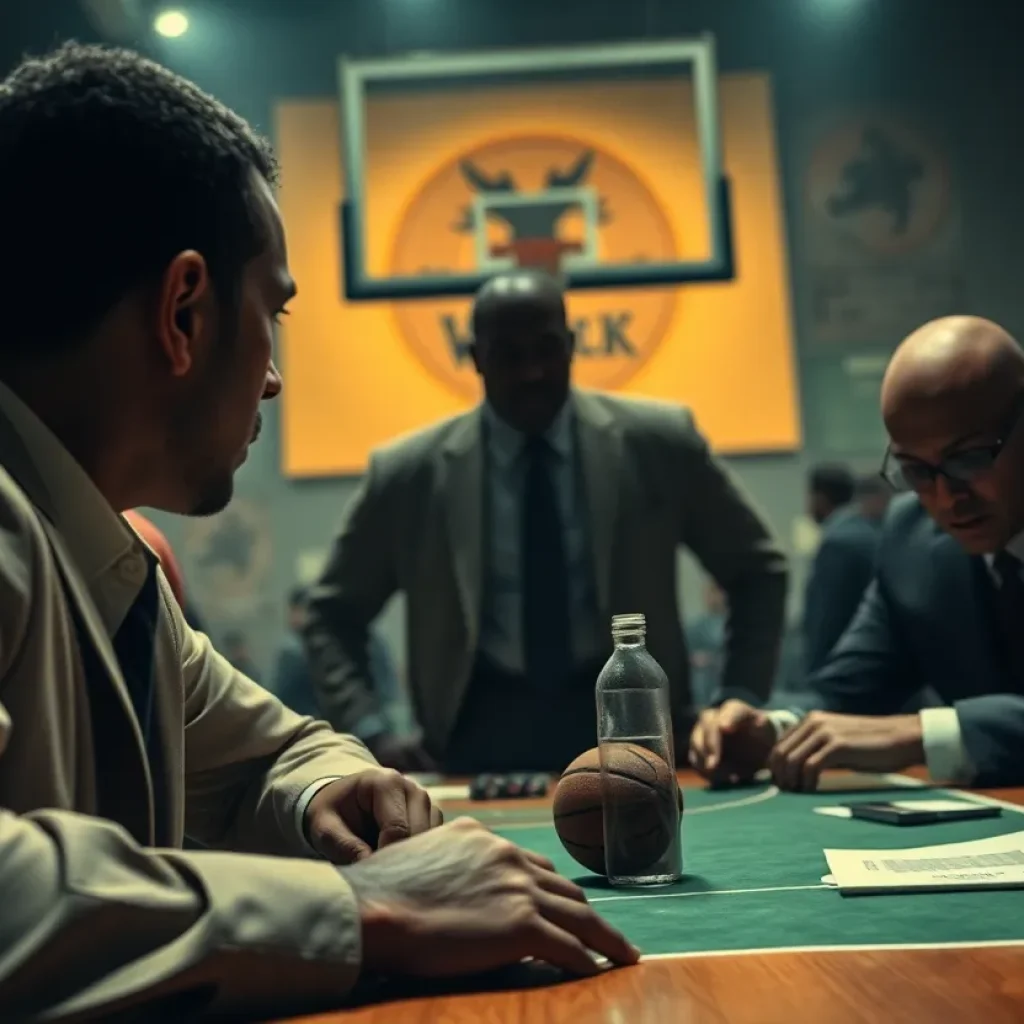 Artistic representation of organized crime in sports betting