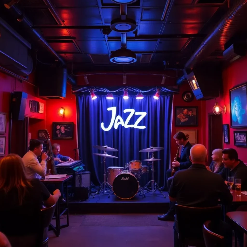 Interior of Ted's Taproom, a new jazz club in Kansas City