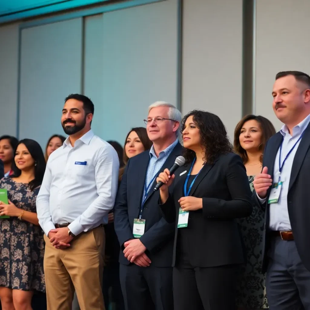 Group of honorees at UMKC Entrepreneur of the Year ceremony