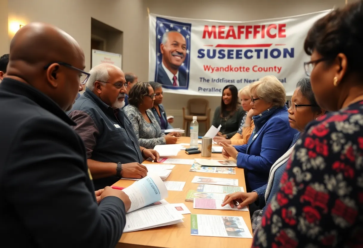 Residents of Wyandotte County discussing election issues