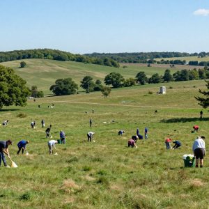 Community members working to preserve the Black Jack Battlefield