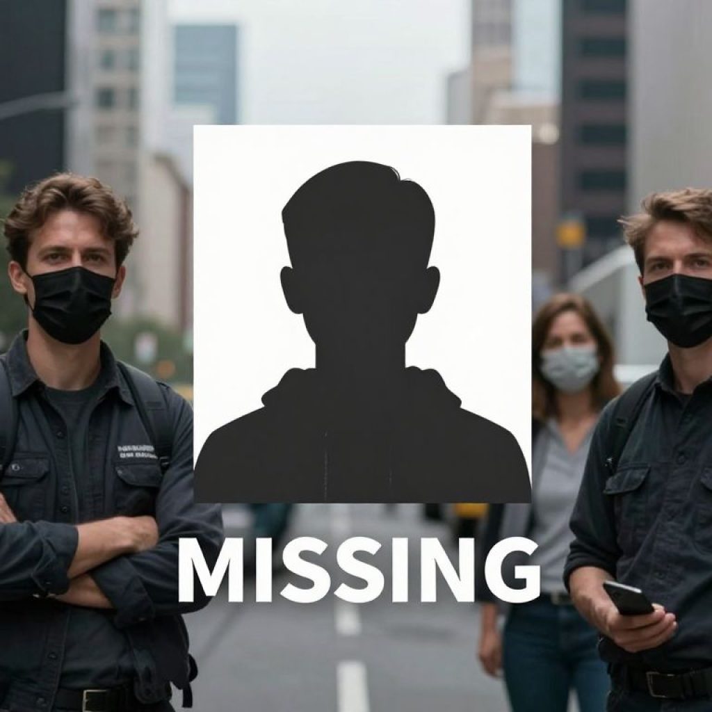 Community members gathering to support missing persons investigations