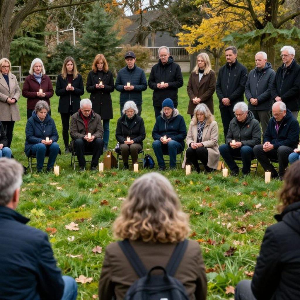 Families gathering at Flight 5342 memorial event in Washington, D.C.