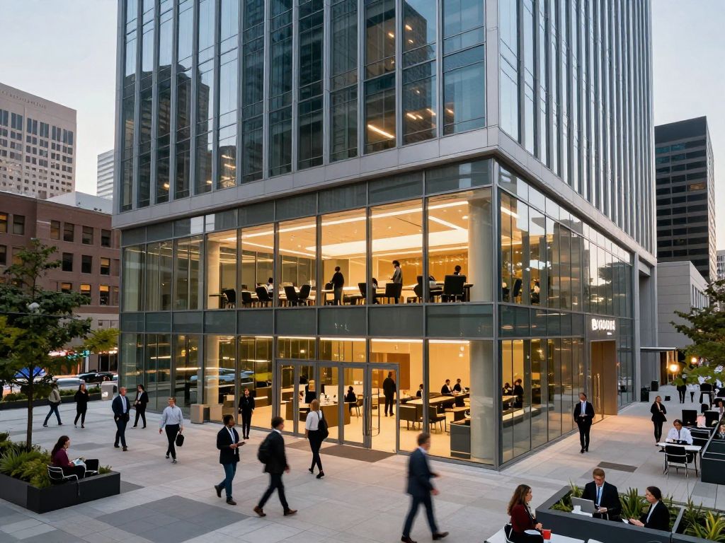 Modern office space in H&R Block headquarters, Kansas City