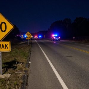 Scene of the Independence traffic incident on Interstate 70