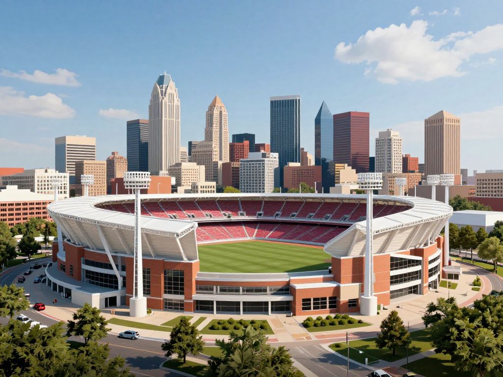 Rendering of a conceptual design for the Kansas City Chiefs' new stadium