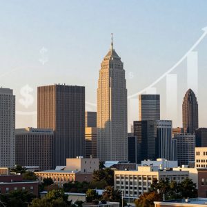 Kansas City skyline representing economic growth