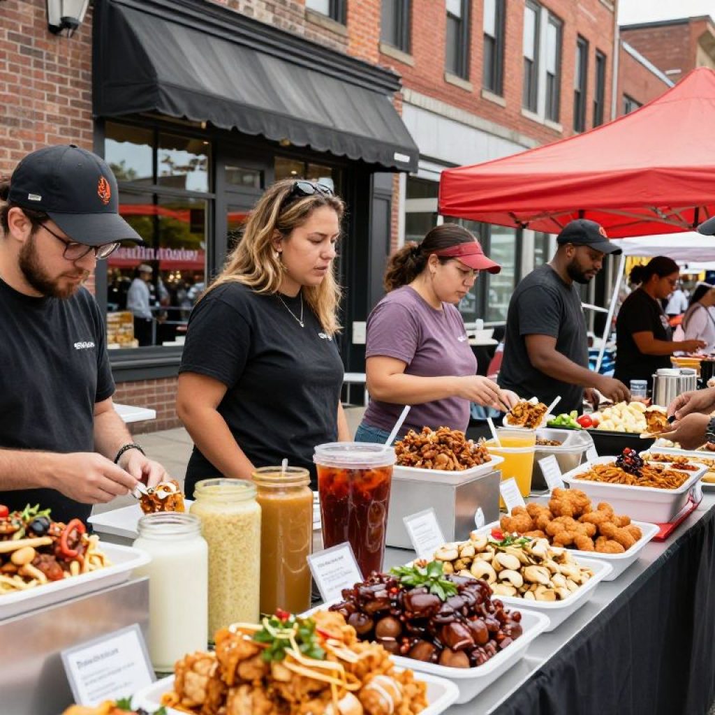 Vibrant Kansas City food scene showcasing diverse culinary options.