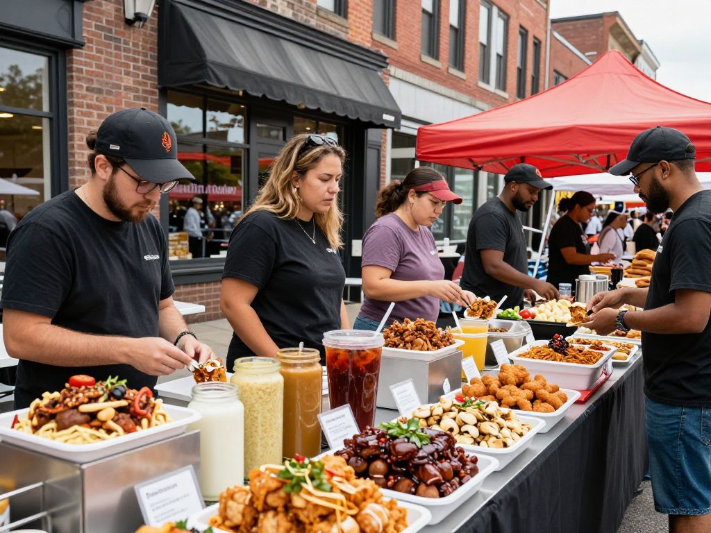 Vibrant Kansas City food scene showcasing diverse culinary options.