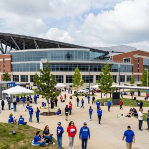 Artistic view of CPKC Stadium and Current Landing