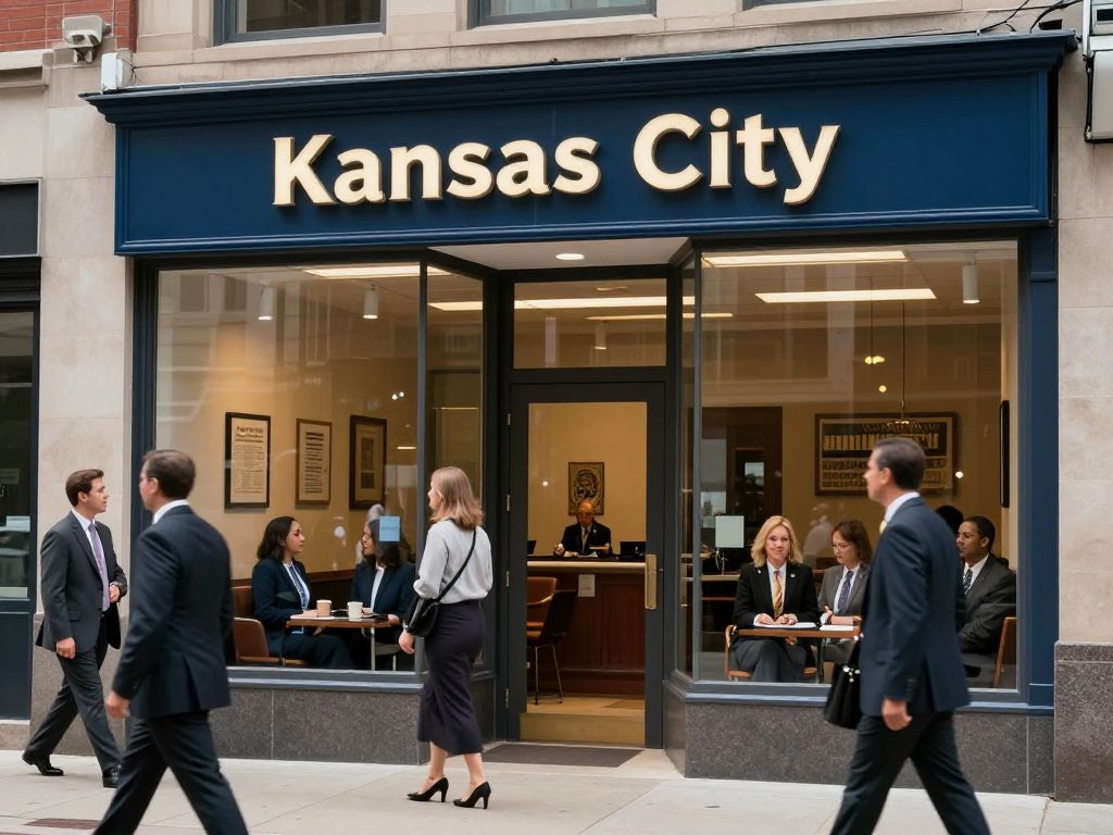 A storefront of a law firm in Kansas City representing solo practices