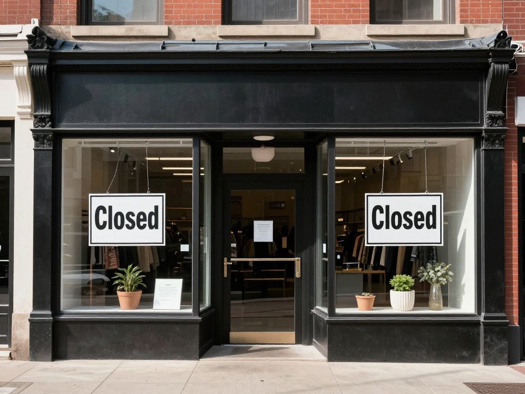 Closed storefront of a discount retailer in Kansas City