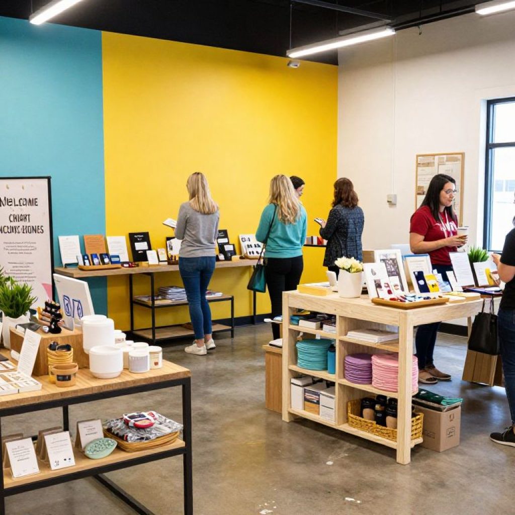Local small businesses at the 811 Retail incubator in Kansas City.