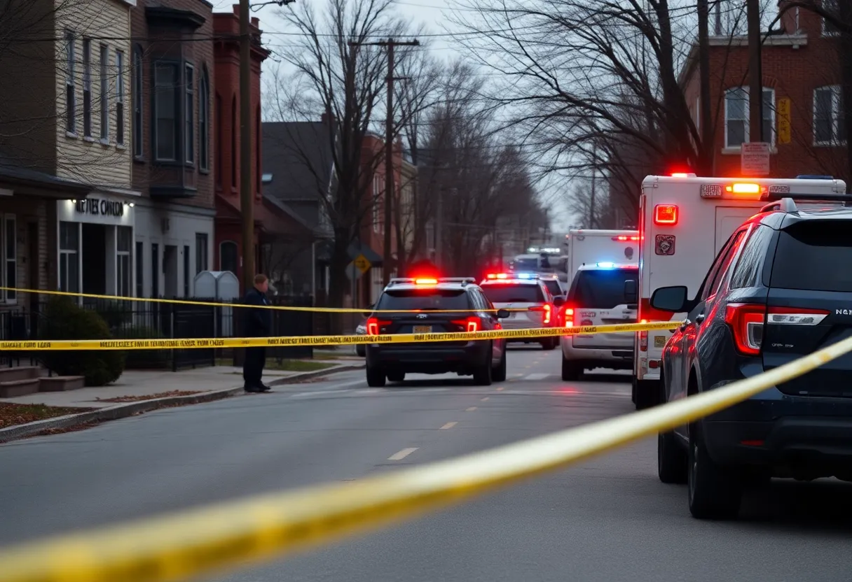 Police investigating the scene of a shooting in Kansas City’s Northland.