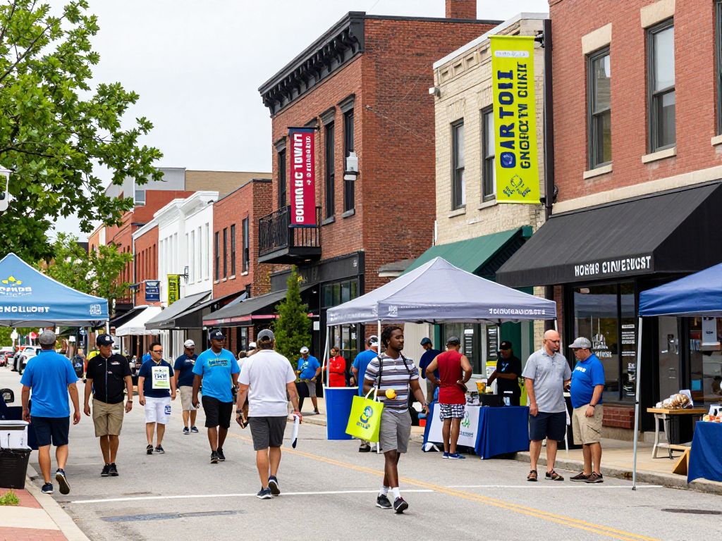 Local shops in Kansas City participating in a civic engagement initiative