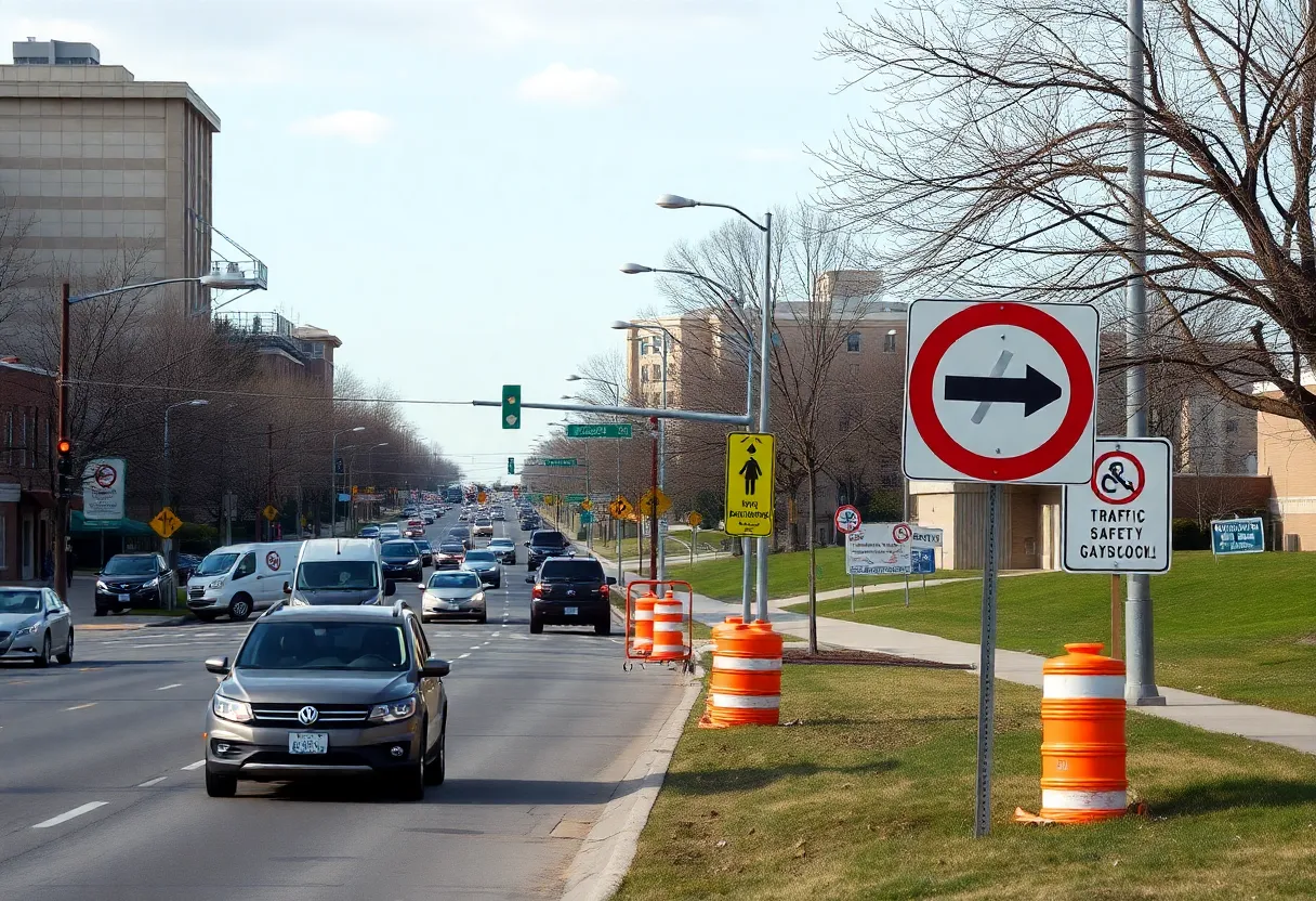 Traffic safety construction in Kansas City