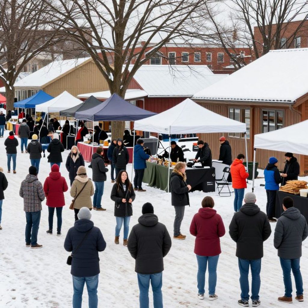 Community gathering at Kansas City's Winter Jam event