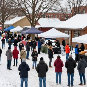 Community gathering at Kansas City's Winter Jam event