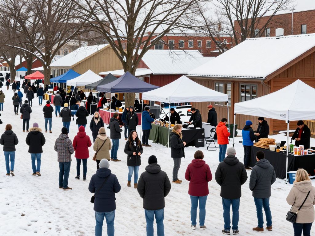 Community gathering at Kansas City's Winter Jam event