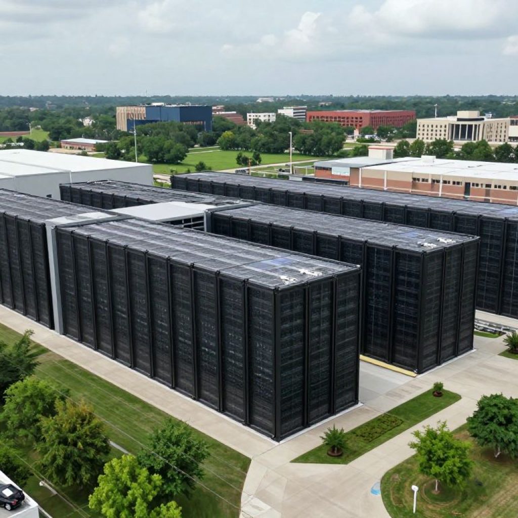Conceptual design of Nebius AI data center in Kansas City